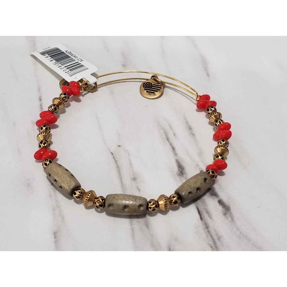 NEW Alex and Ani TERRA WRAP NECTAR HOT PINK ROSE GOLD BRACELET BANGLE STACKING